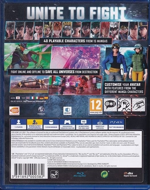 Jump Force - PS4 (B Grade) (Genbrug)